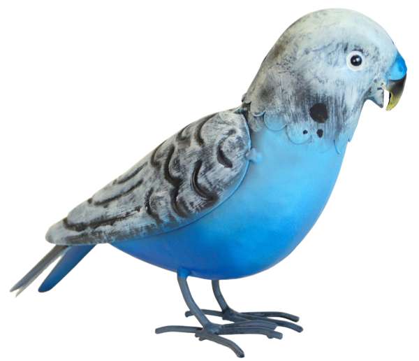 Schöner Wellensittich ca. 14 cm - Dekofigur